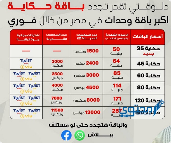 احدث عروض اتصالات مصر في رمضان 2025