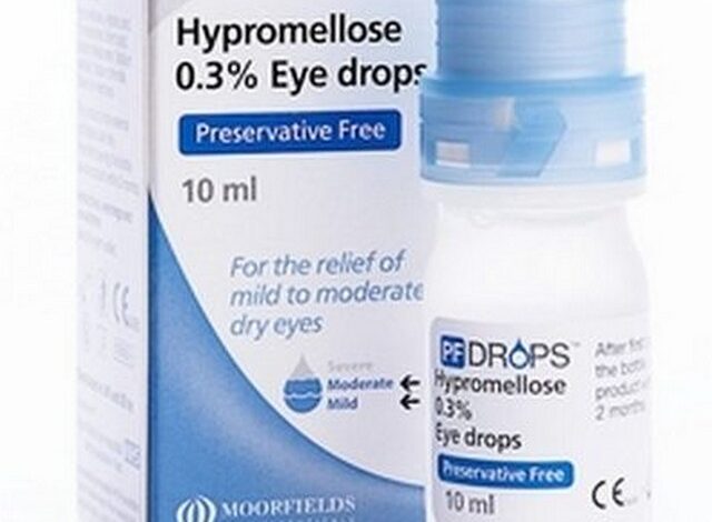 قطرة هيبروميلوز (Hypromellose) لعلاج حالات جفاف العين