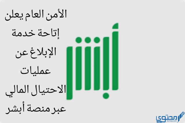 الأمن العام يعلن إتاحة خدمة الإبلاغ عن عمليات الاحتيال المالي عبر منصة أبشر