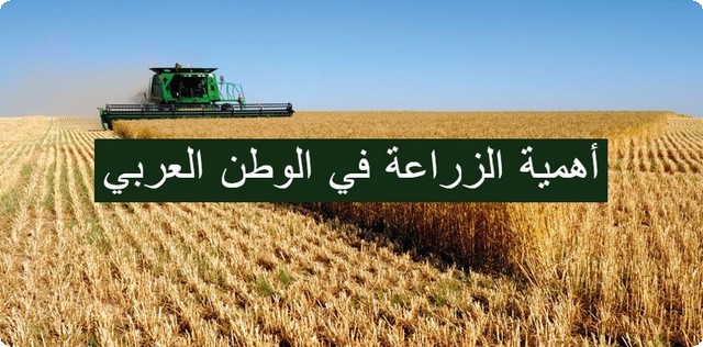 أهمية الزراعة في الوطن العربي وأهم مشكلاتها