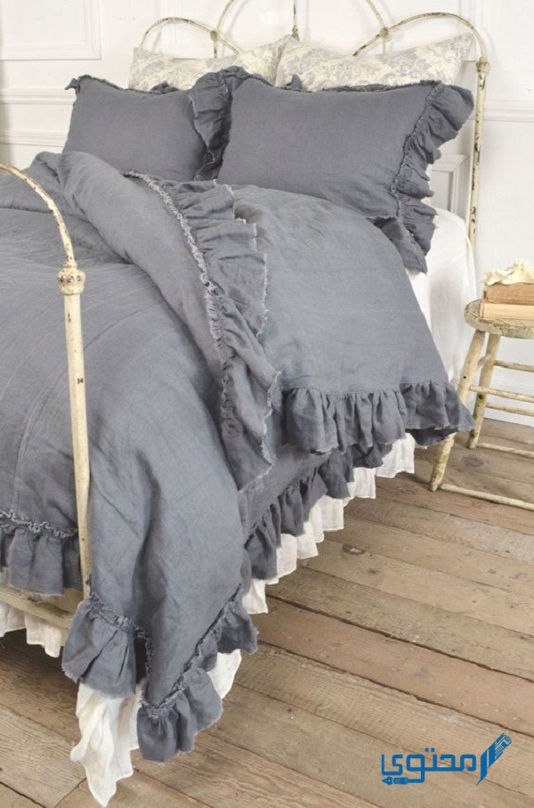 أشكال مفارش سرير للعروسة روعة