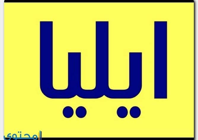 معنى اسم إيليا وصفات شخصيته Elia