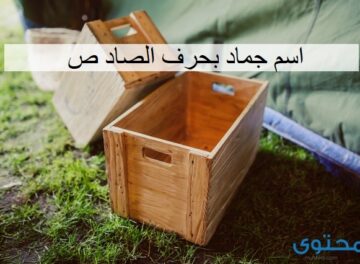 جماد بحرف الصاد