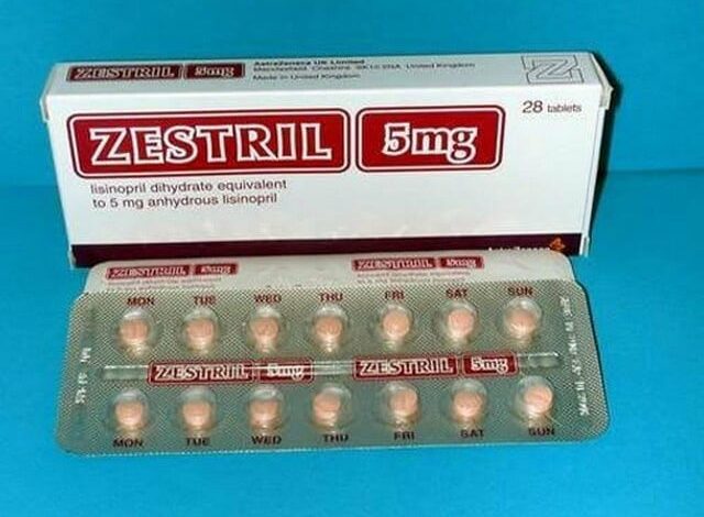 دواء زيستريل (Zestril) لعلاج ضغط الدم المرتفع