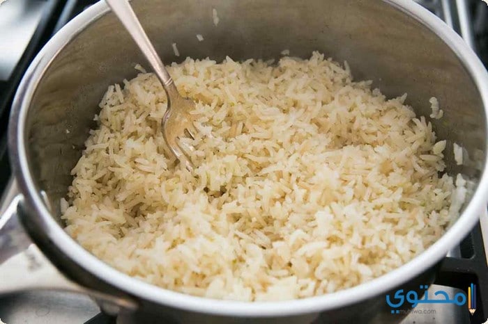 تحضير الأرز