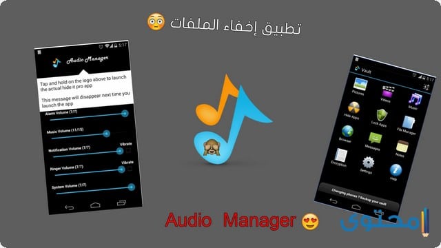 تطبيق Audio Manager