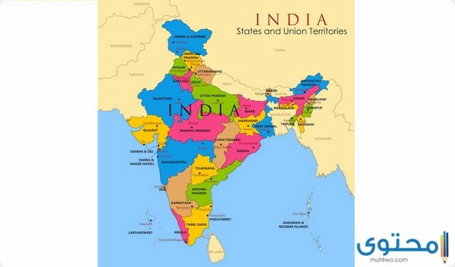 خريطة الهند