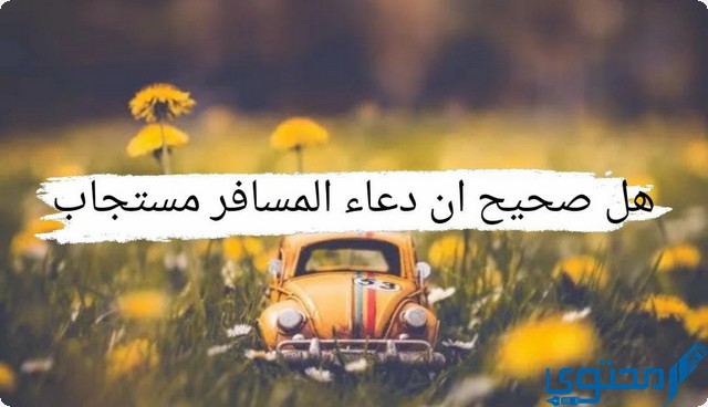 هل صحيح ان دعاء المسافر مستجاب؟