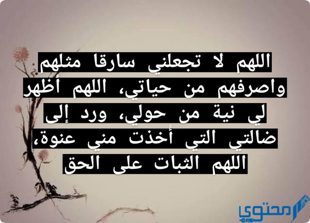 دعاء على السارق