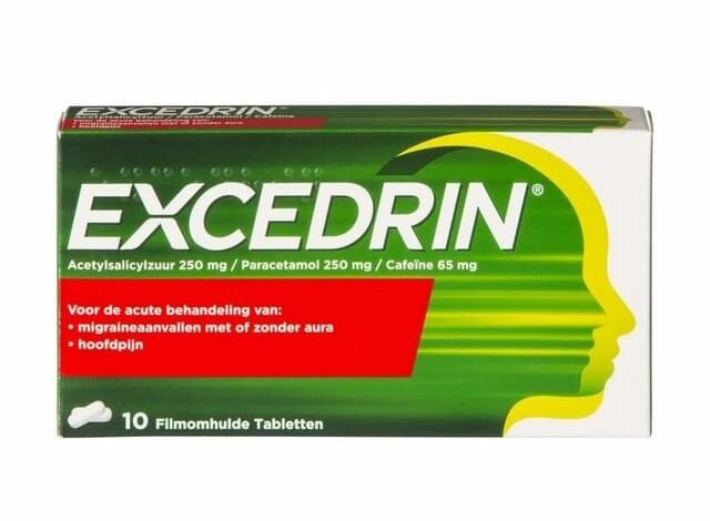 اكسيدرين (Excedrin) دواعي الاستعمال والاثار الجانبية