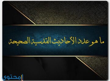 عدد الأحاديث القدسية الصحيحة