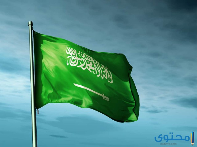 رسومات علم السعودية للتلوين 2023