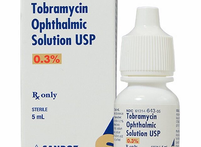 قطرة توبراميسين Tobramycin للاتهابات العين