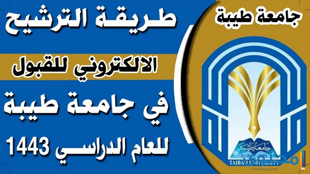 كيفية التسجيل في جامعة طيبة 1446 TAIBAH