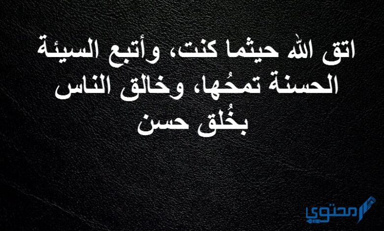 أقوال عن الأخلاق للعلماء والصحابة مشهورة