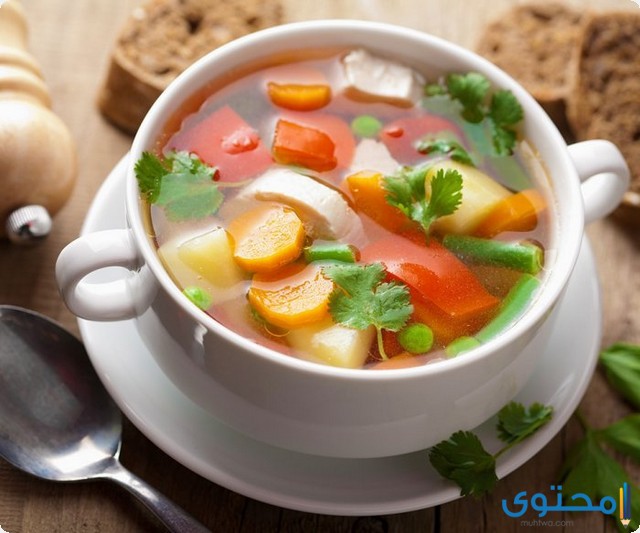 مدة هضم شوربة الخضار في المعدة